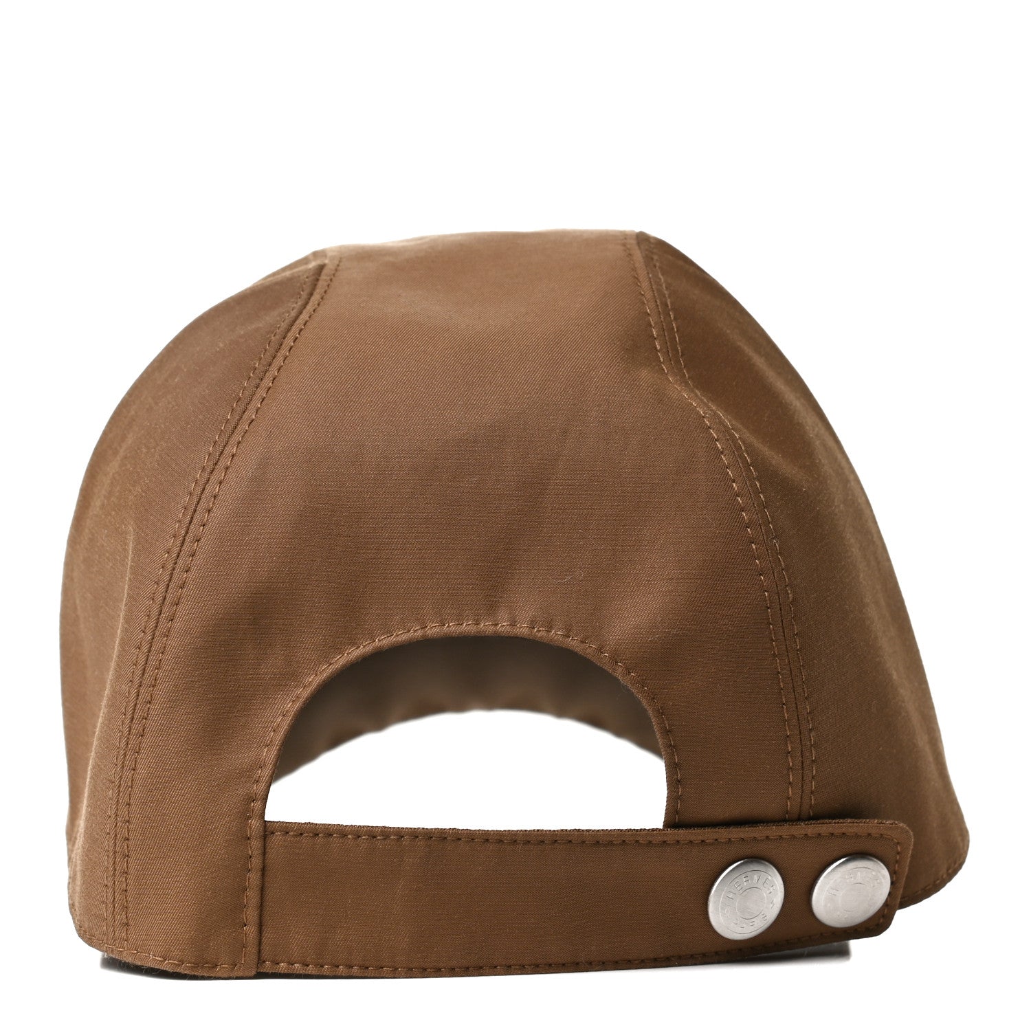 Hermes Technical Gabardine Calfskin H Droit Miles Cap 60 Nicotine 5 of 8
