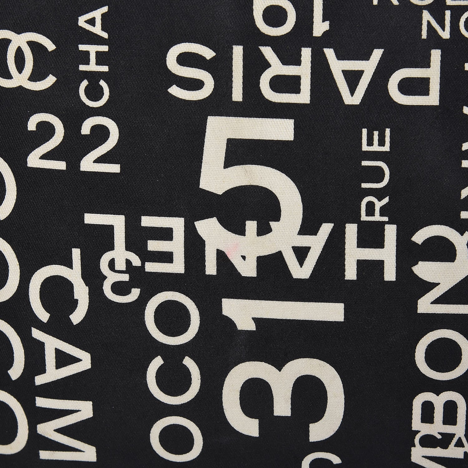 Chanel Canvas 31 Rue Cambon Beach Tote Black 12 of 14