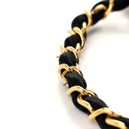 Chanel Satin Quilted Half Moon Flap Black 14 of 14