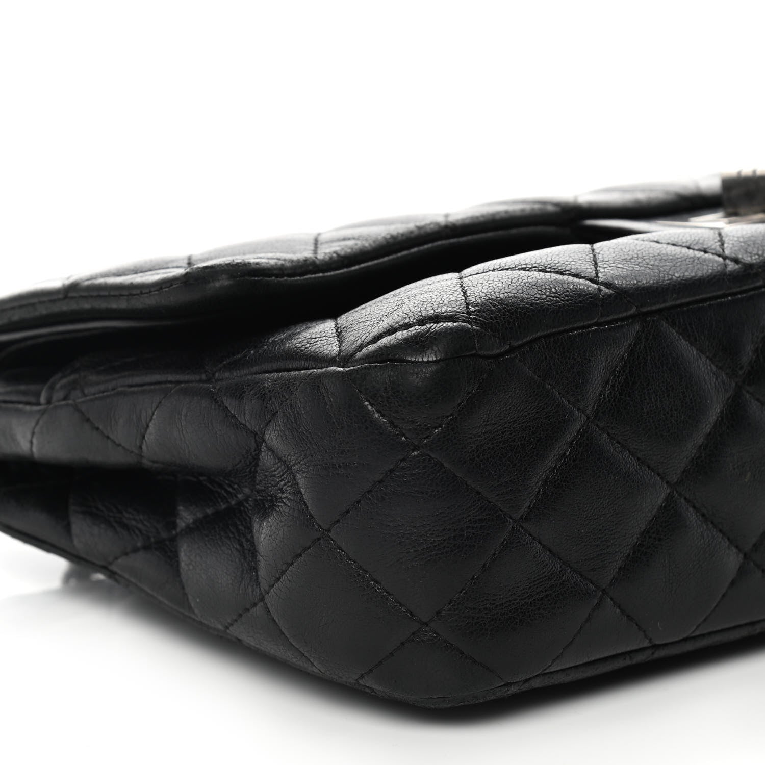 Chanel Lambskin Quilted Medium Hybrid Reissue Flap Black 9 of 13