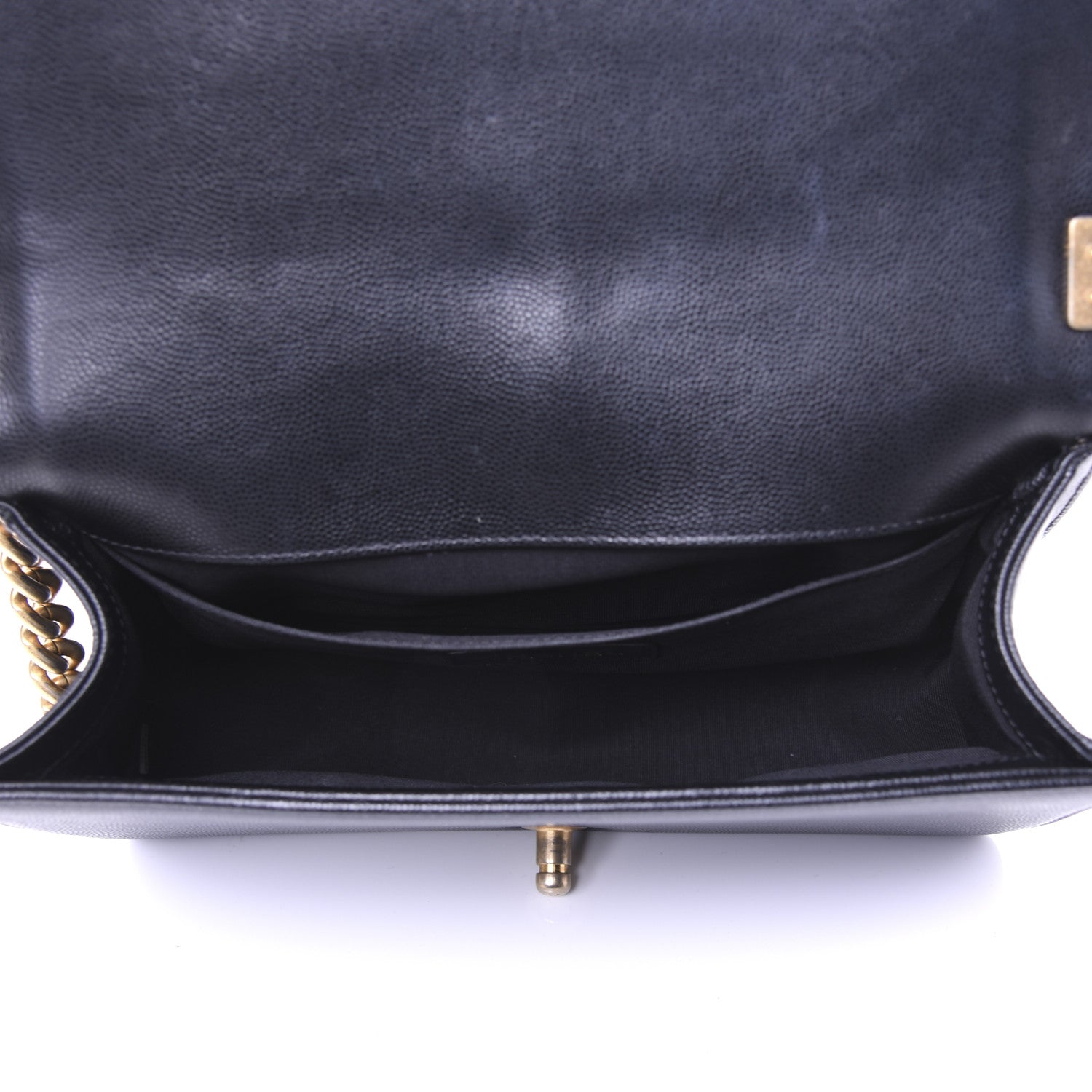 Chanel Caviar Quilted Medium Boy Flap Black 5 of 19