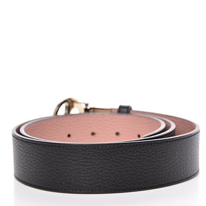 Gucci Calfskin 1973 Reversible Belt 100 40 Black Pink 4 of 8