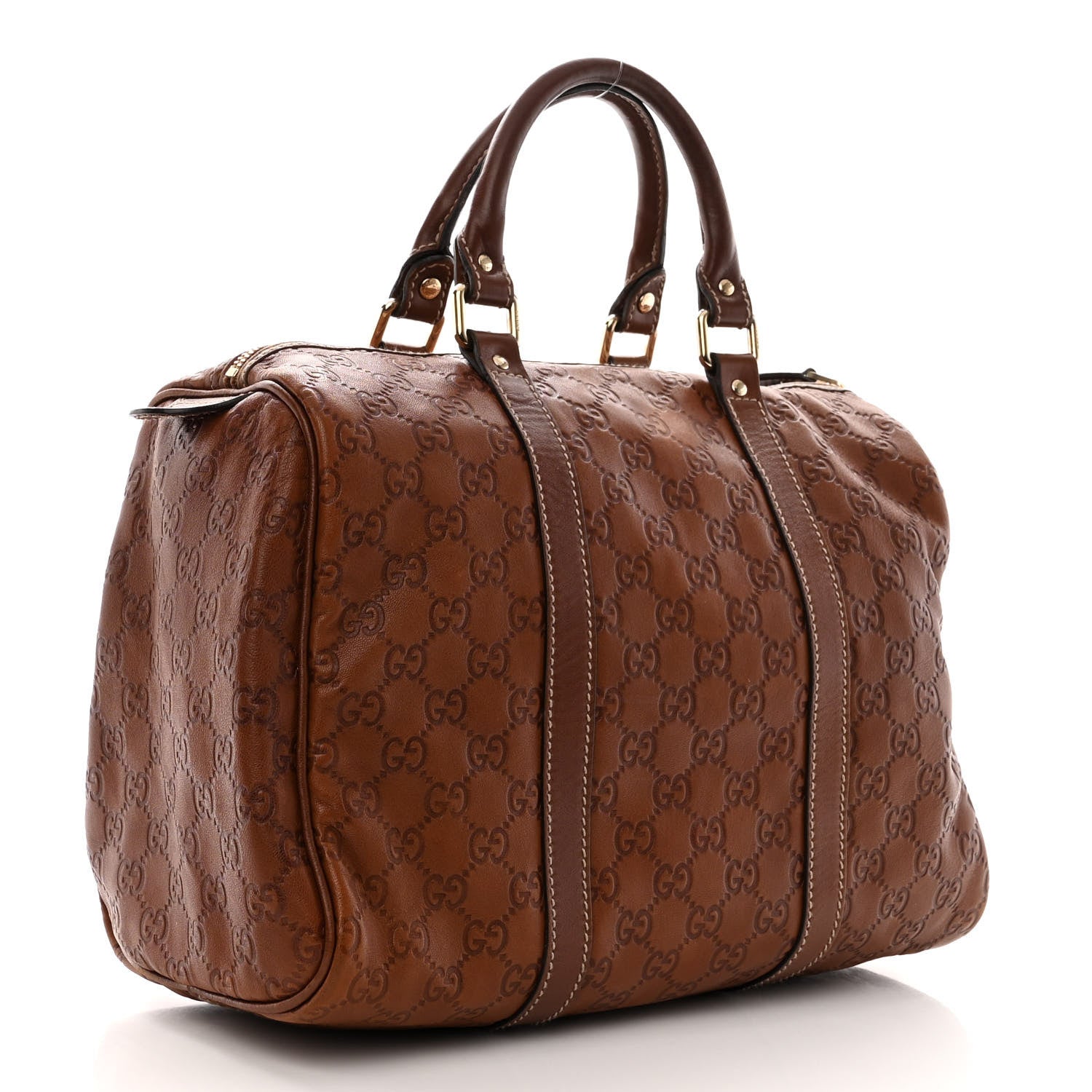 Gucci Guccissima Medium Joy Boston Brown 3 of 15