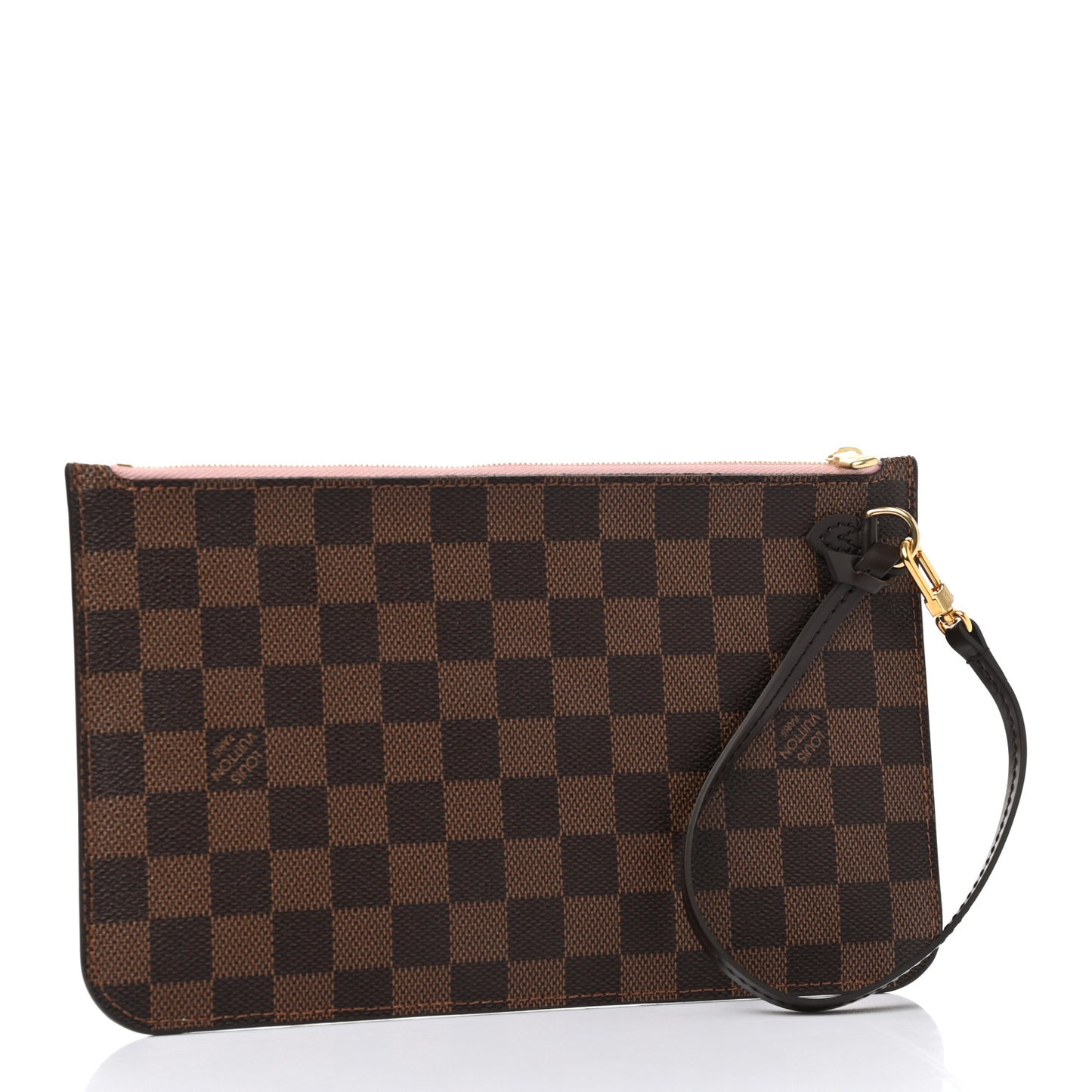 Damier Ebene Neverfull MM GM Pochette Rose Ballerine