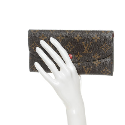 Louis Vuitton Monogram Emilie Wallet Red 2 of 7