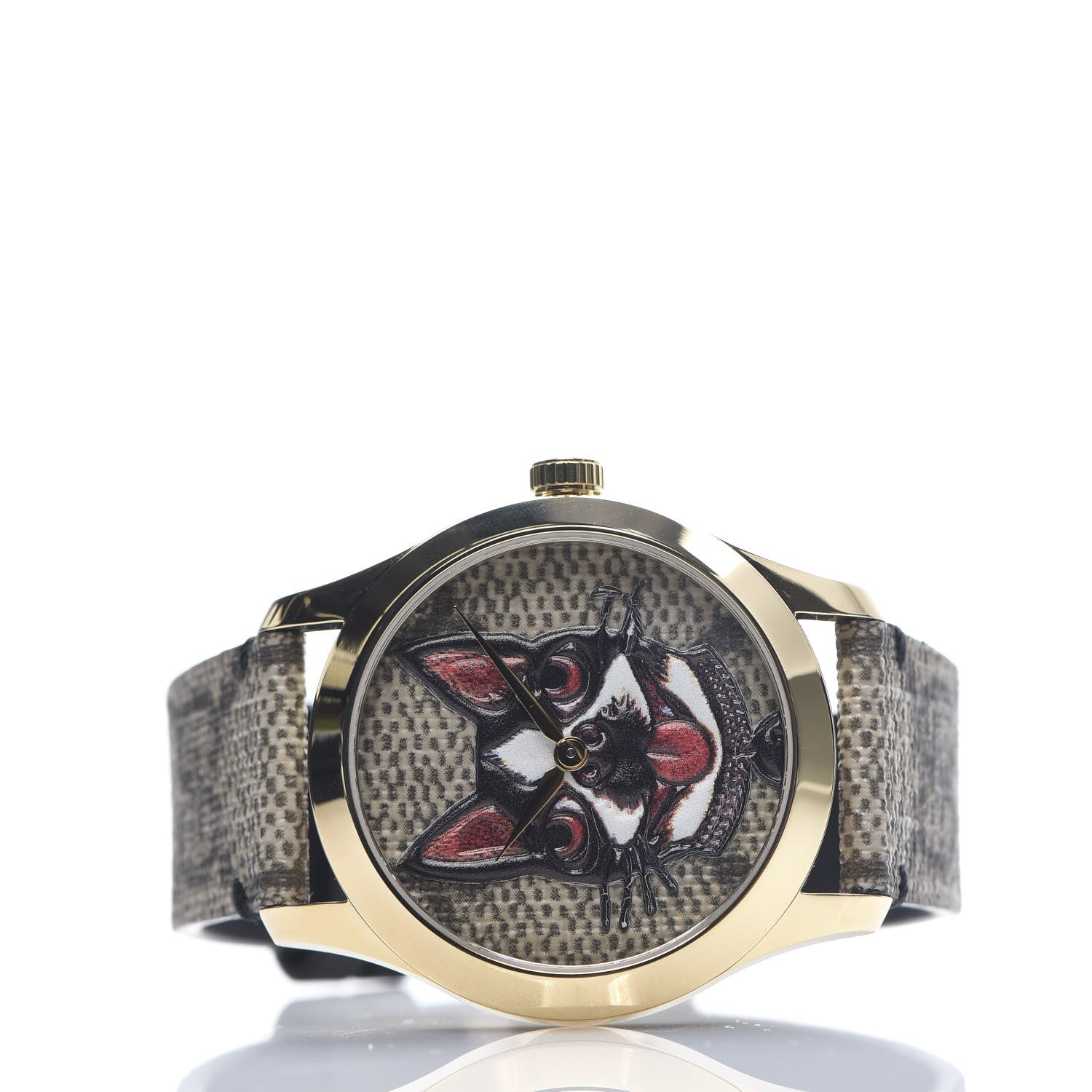 Gucci Stainless Steel Canvas 38mm G-Timeless GG Supreme Bosco Quartz Watch Brown 2 of 6