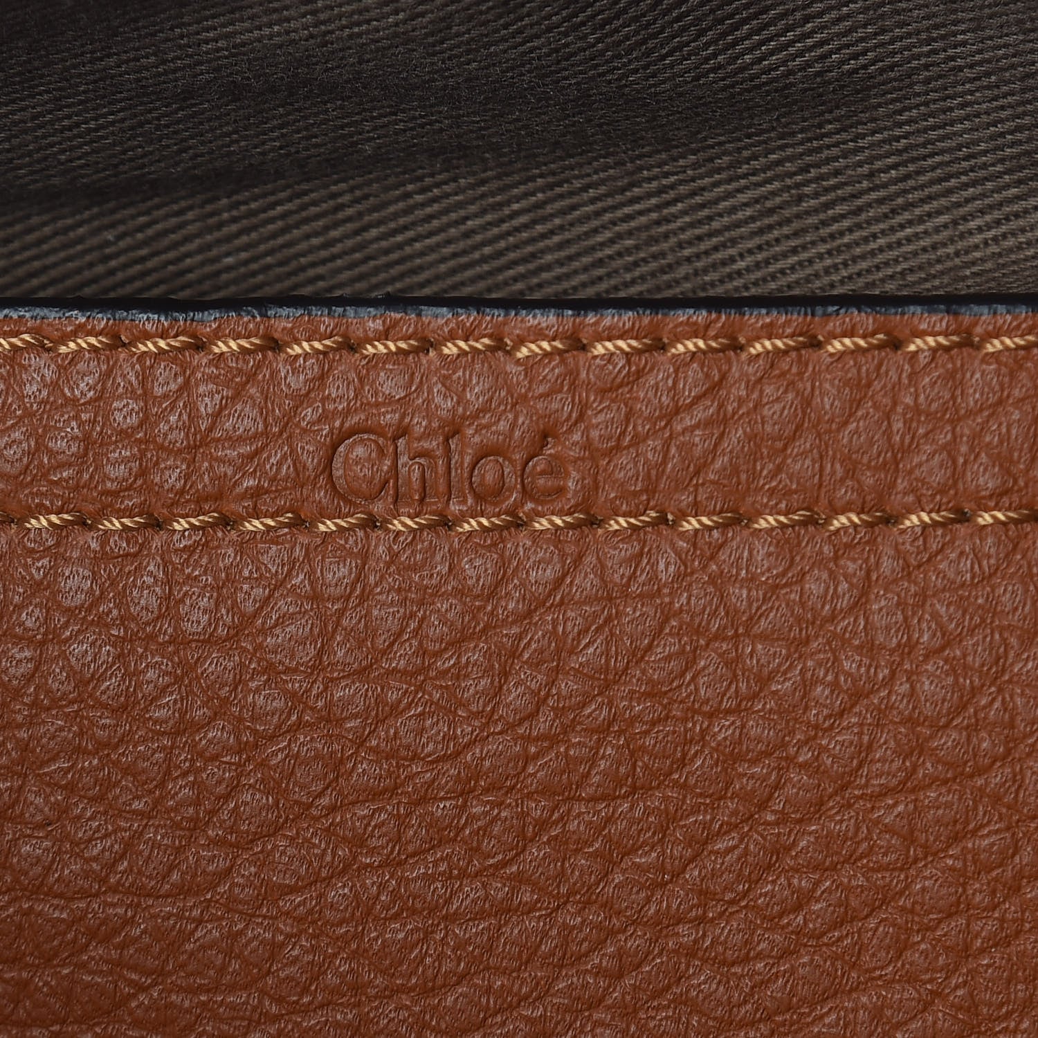 Chloe Calfskin Medium Marcie Round Crossbody Bag Tan 6 of 9