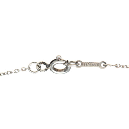Tiffany Sterling Silver 12mm Elsa Peretti Bean Pendant Necklace 5 of 5