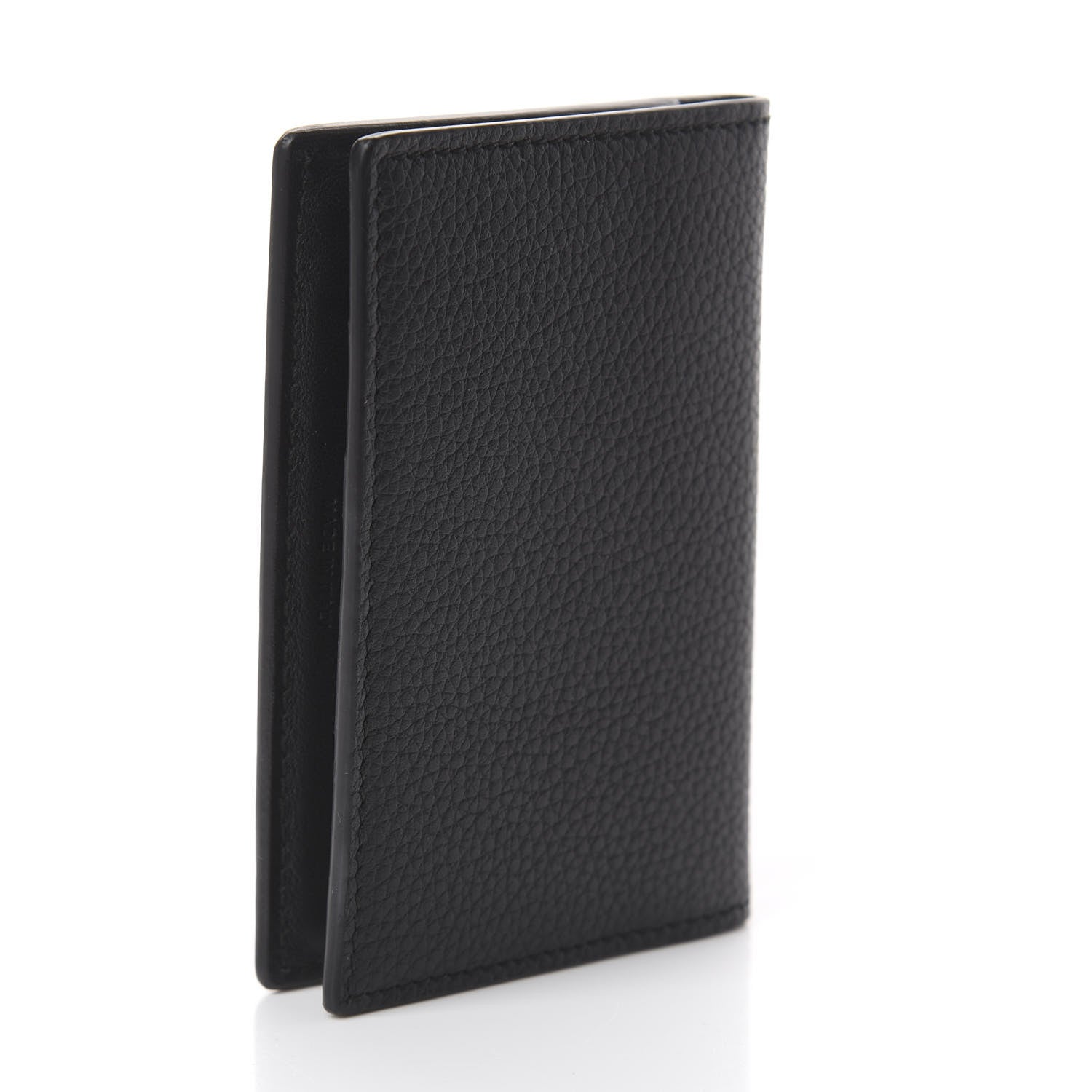 Alexander McQueen Grained Calfskin Skull Card Holder Black 2 of 5