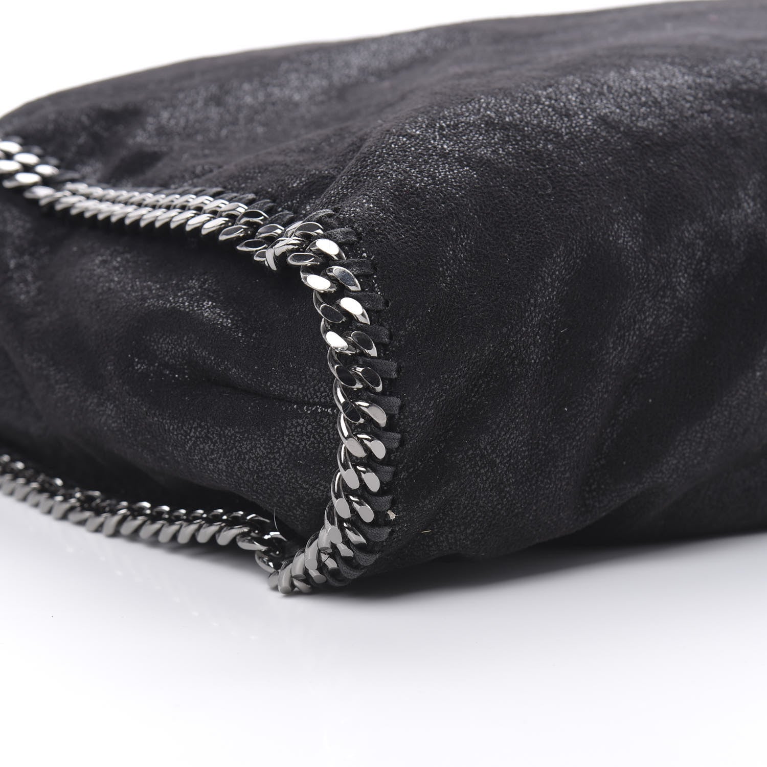Stella McCartney Shaggy Deer Big Falabella Tote Black 9 of 10