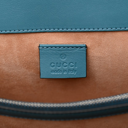 Gucci Snakeskin Blind For Love Embroidered Small Dionysus Shoulder Bag Ultramarine Multicolor 6 of 11