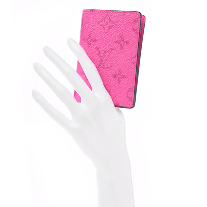Louis Vuitton Taigarama Pocket Organizer NM Fuchsia 2 of 7