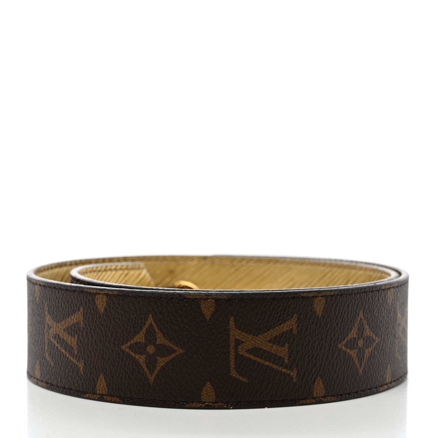 Louis Vuitton Monogram Epi Bandouliere Shoulder Strap Gold 2 of 4