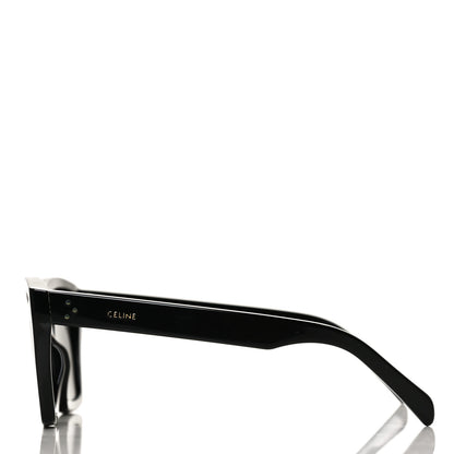 Celine Acetate Polarized Square Sunglasses CL40090I Black 3 of 8