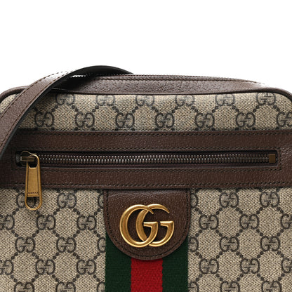 Gucci GG Supreme Monogram Web Small Ophidia Messenger Bag Brown 8 of 10