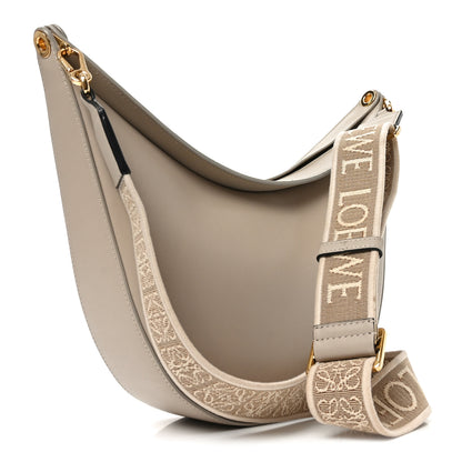 Loewe Satin Calfskin Jacquard Small Luna Bag Oat 3 of 10