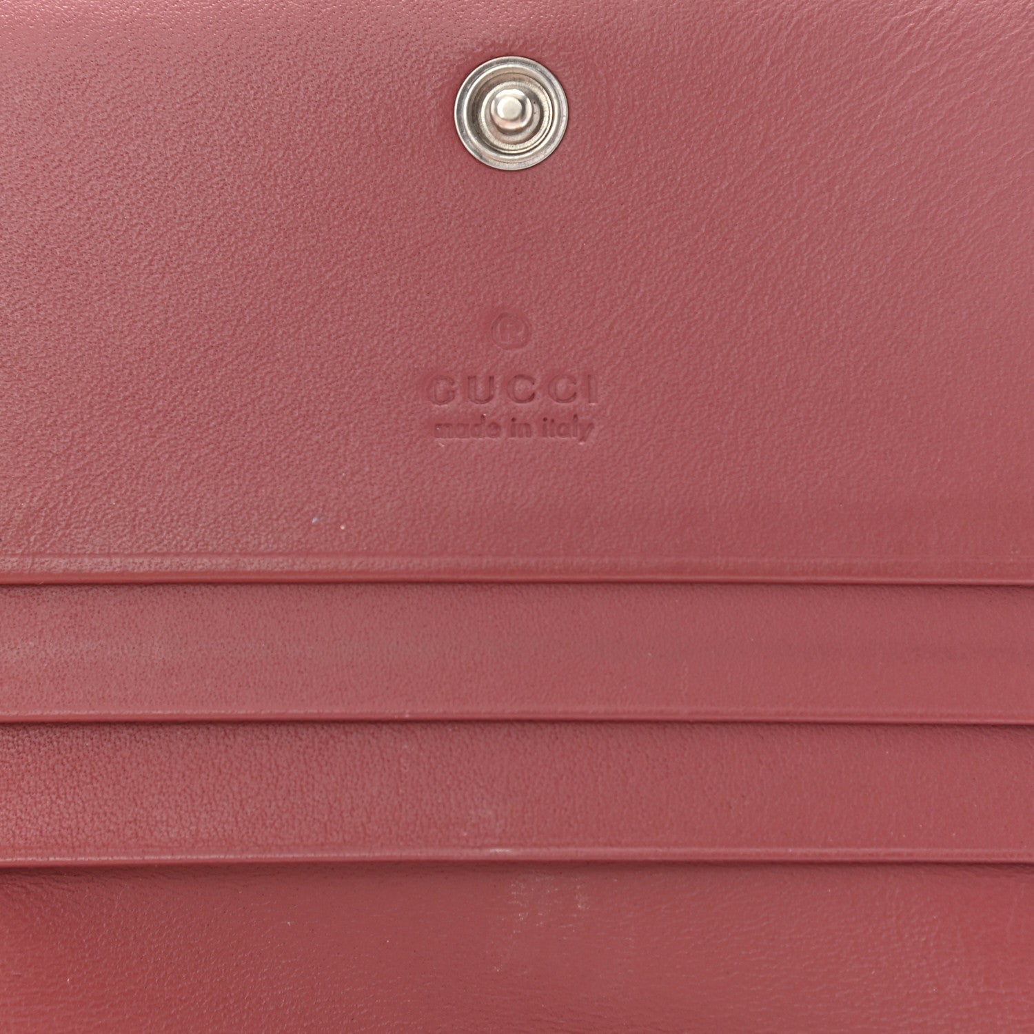 Gucci GG Supreme Monogram Blooms Card Case Wallet Beige Multicolor Dry Rose 6 of 11
