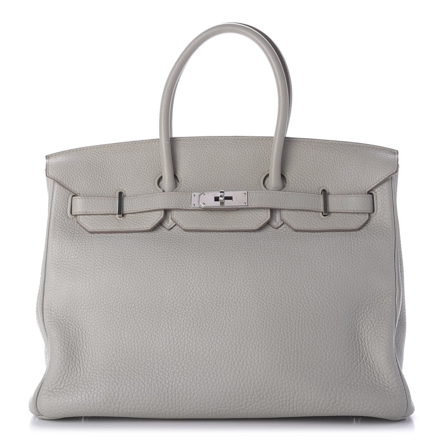 Taurillon Clemence Birkin 35 Gris Perle
