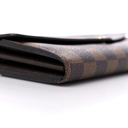 Louis Vuitton Damier Ebene Sarah Wallet NM 6 of 11