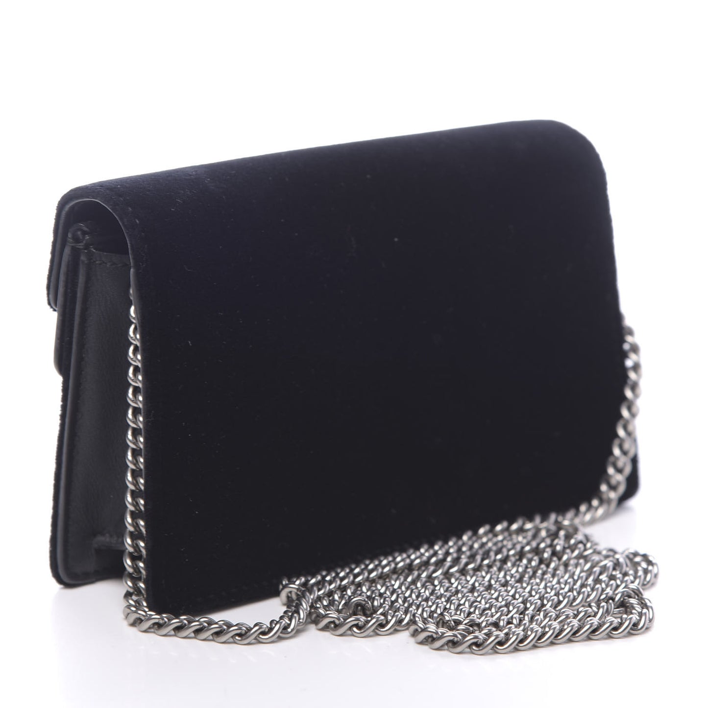 Velvet Super Mini Dionysus Shoulder Bag Black