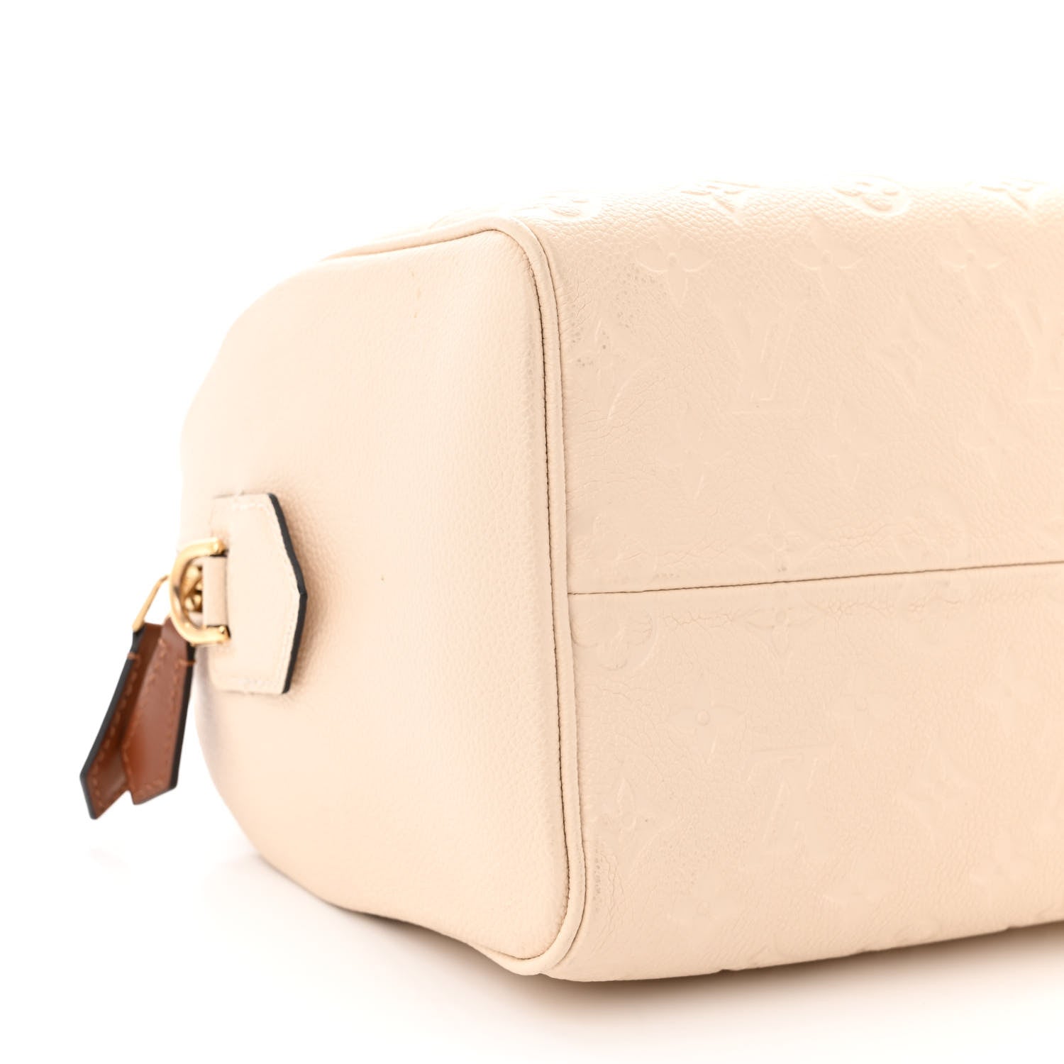 Louis Vuitton Empreinte Calfskin Speedy Bandouliere 25 NM Creme Caramel 8 of 9