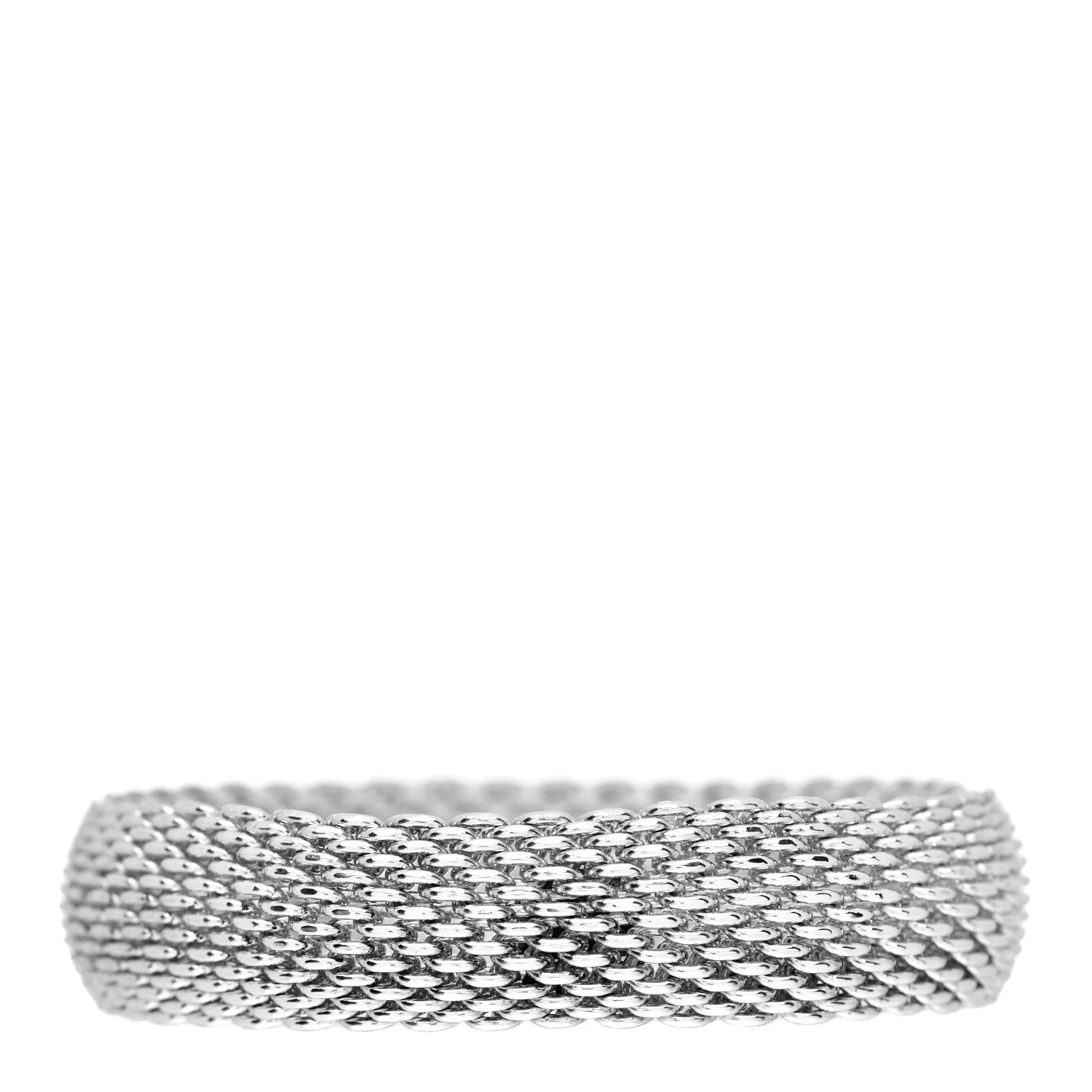 Tiffany Sterling Silver Somerset Mesh Bracelet 3 of 4