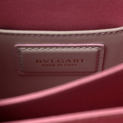 Bulgari Calfskin Serpenti Forever Top Handle White 7 of 12