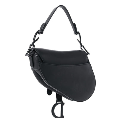 Christian Dior Ultra Matte Calfskin Mini Saddle Bag Black 3 of 12