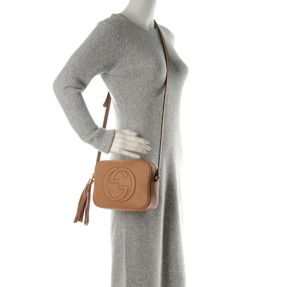 Gucci Pebbled Calfskin Small Soho Disco Bag Rose Beige 2 of 10