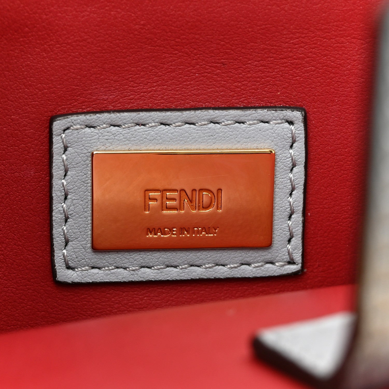 Fendi Vitello Dolce Petite 2Jours Tote Polvere 6 of 15