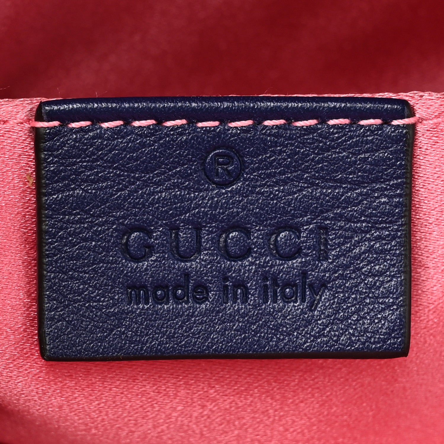 Gucci Velvet Matelasse GG Marmont Belt Bag 85 34 Cobalt Blue 6 of 10
