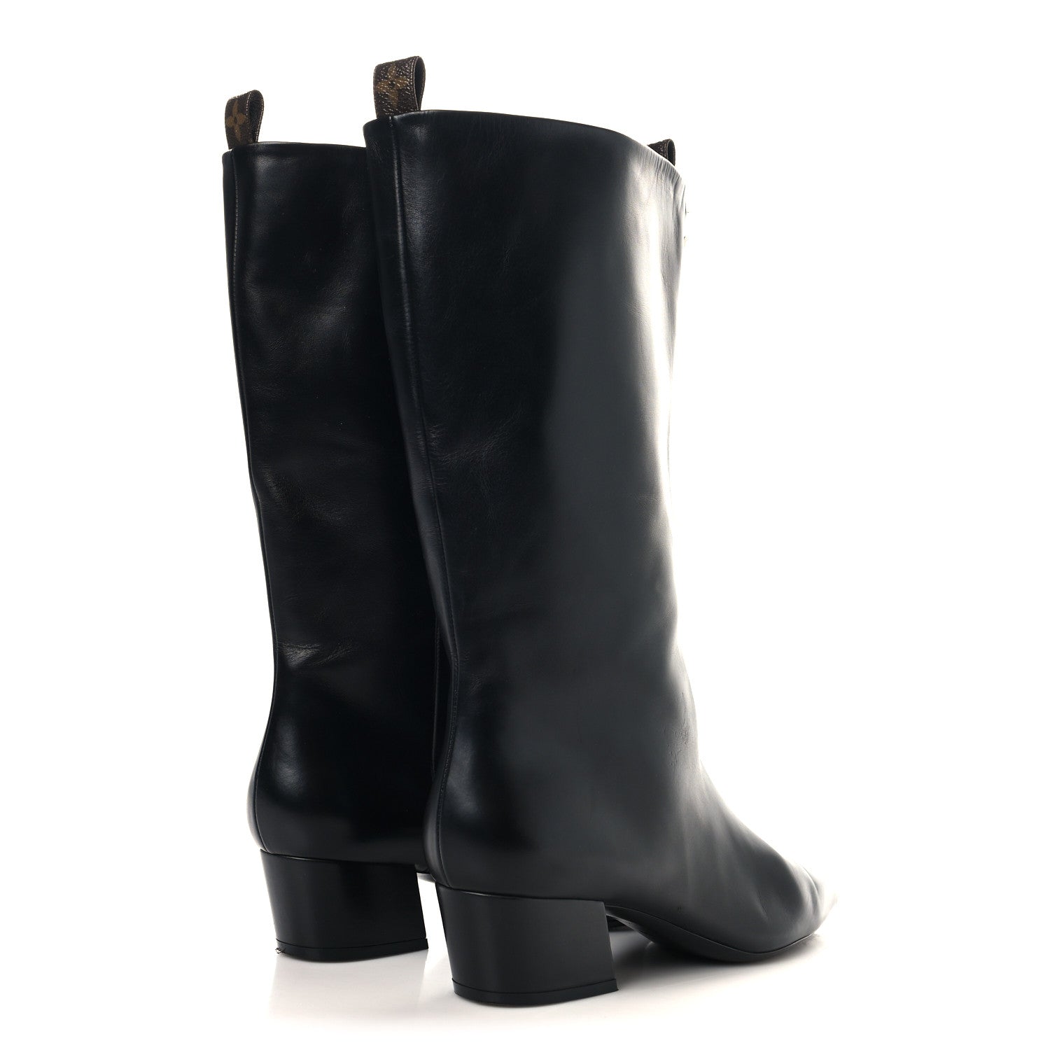 Louis Vuitton Calfskin Nightfall Boots 40 Black 4 of 6