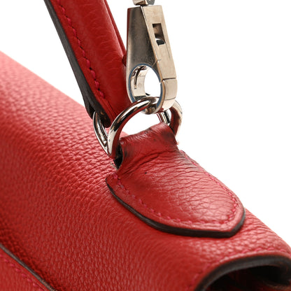Hermes Taurillon Clemence Kelly Retourne 28 Rouge Casaque 20 of 22