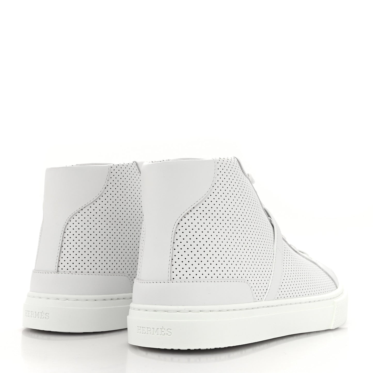 Calfskin Perforated Daydream Sneakers 39 White