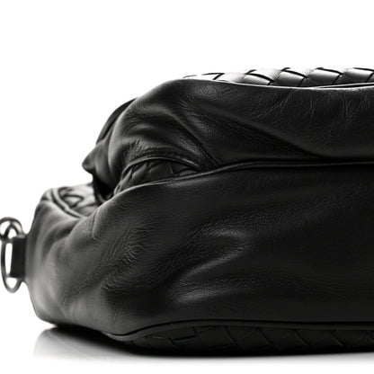 Bottega Veneta Nappa Intrecciato Messenger Bag Black 9 of 13