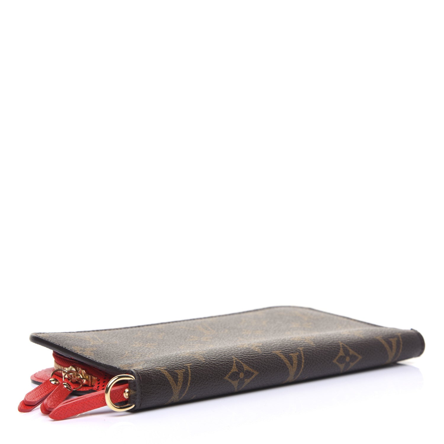 Louis Vuitton Monogram Kusama Waves Insolite Wallet Red 4 of 11