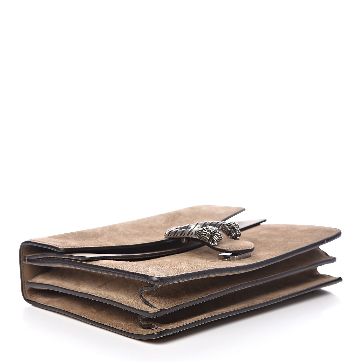Gucci Suede Medium Dionysus Shoulder Bag Taupe 4 of 13