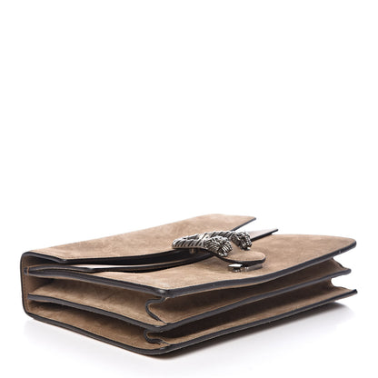 Gucci Suede Medium Dionysus Shoulder Bag Taupe 4 of 13