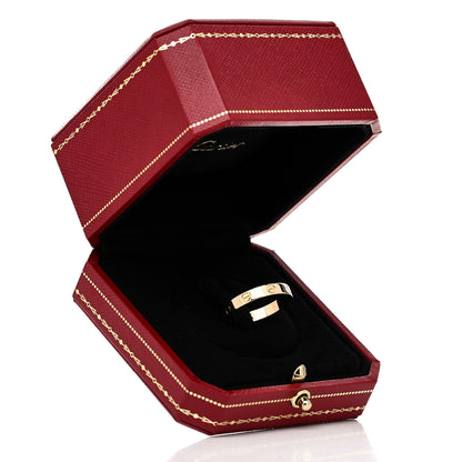 Cartier 18K Yellow Gold 3.5mm LOVE Wedding Band Ring 59 8.75 5 of 5