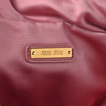 Miu Miu Nappa Matelasse Rider Belt Bag Orchid Pink 6 of 8