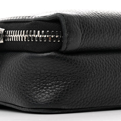 Christian Dior Grained Calfskin Double Zip Crossbody Black 11 of 12