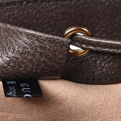 Gucci GG Supreme Monogram Web Mini Ophidia Bucket Bag Brown 6 of 8