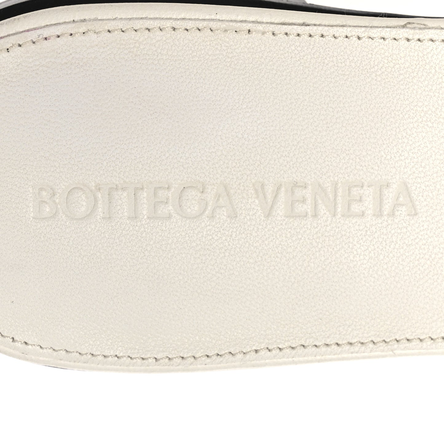 Nappa Maxi Intrecciato Lido Flat Sandals 37 Wax