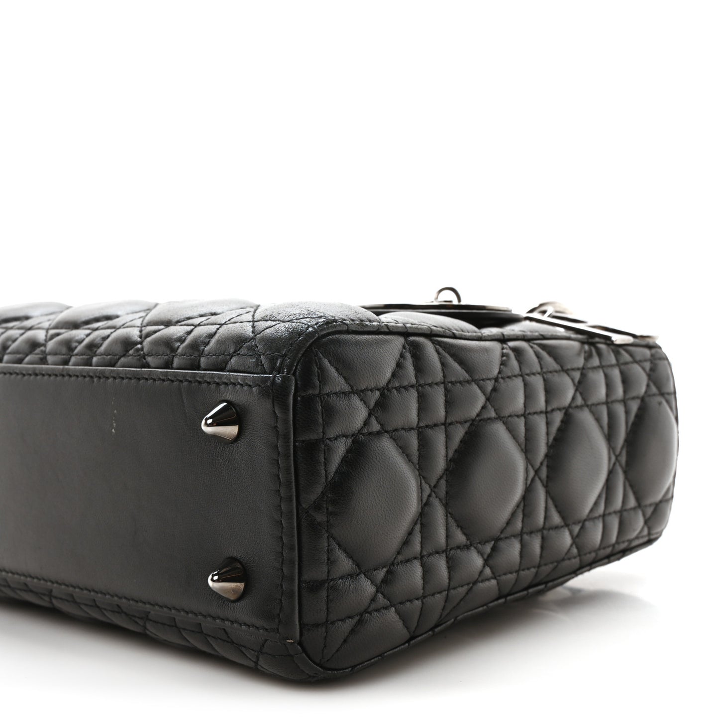 Lambskin Cannage Small My ABCDior Lady Dior Black