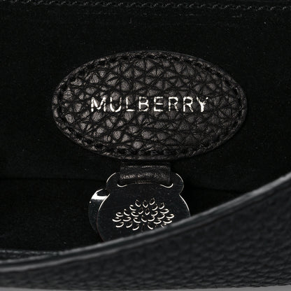Mulberry Glossy Goatskin Small Lily Flap Black 6 of 11