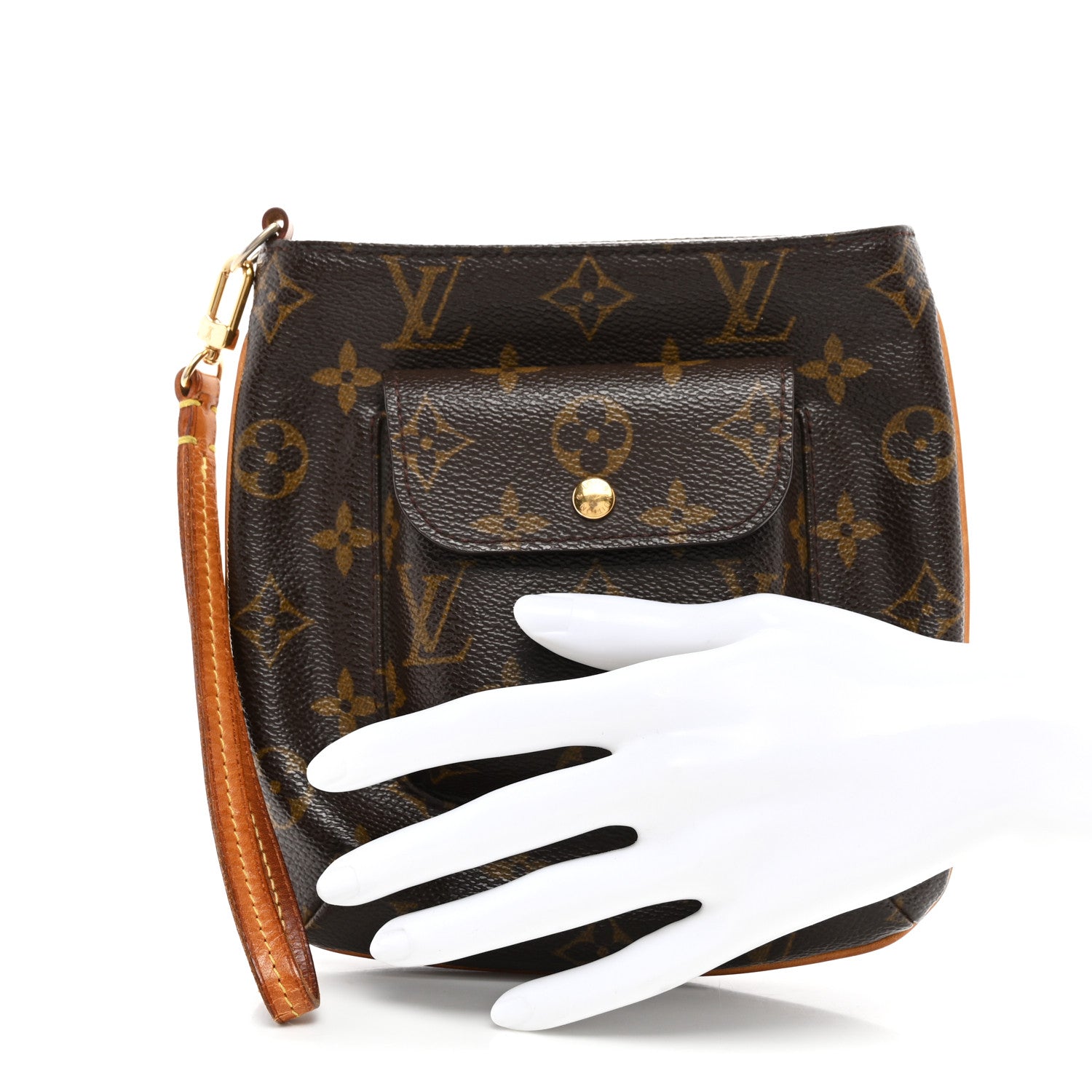 Louis Vuitton Monogram Partition Wristlet 2 of 6