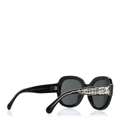 Chanel Acetate Pantos Sunglasses 5433 Black 4 of 6