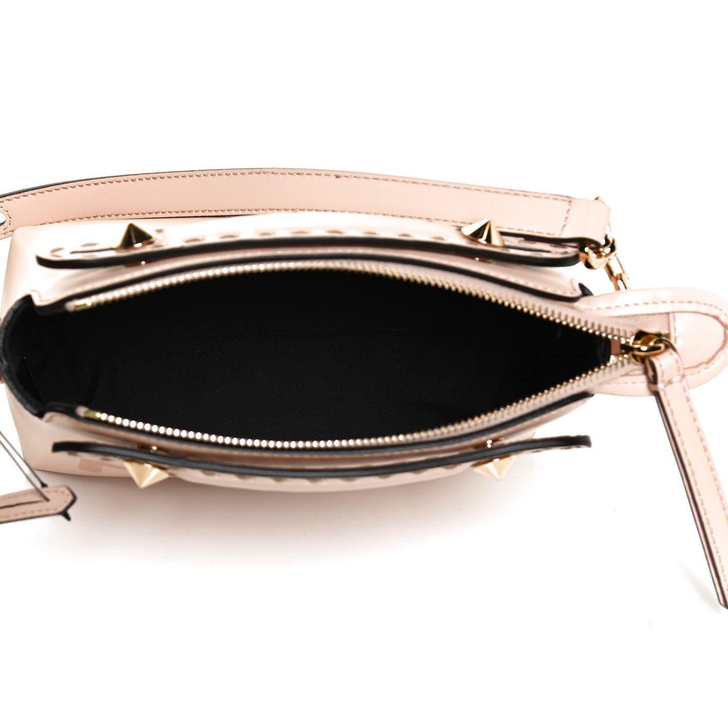 Vitello King Logo Embossed Mini By The Way Boston Bag Light Rose