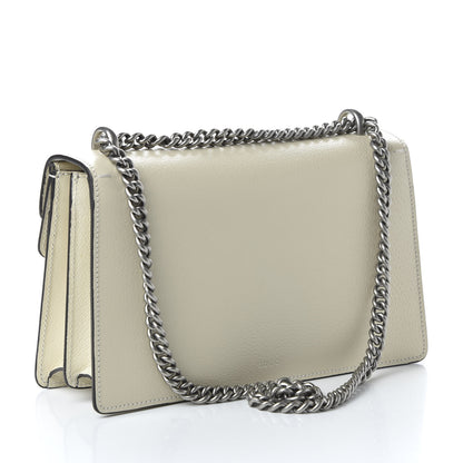 Gucci Textured Calfskin Crystal Small Dionysus Shoulder Bag Mystic White 3 of 10