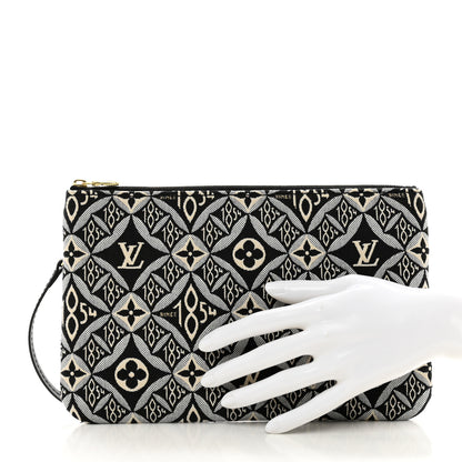 Louis Vuitton Jacquard Since 1854 Neverfull MM GM Pochette Grey 2 of 6